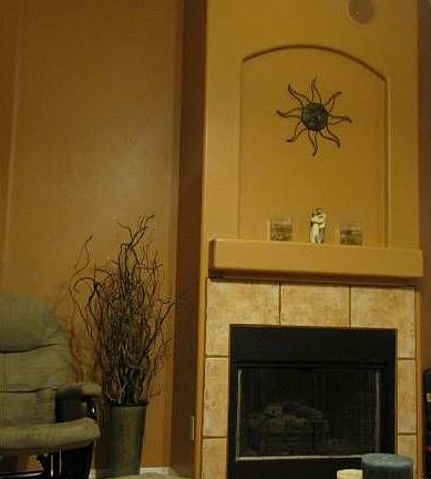 Fireplace in Living Room