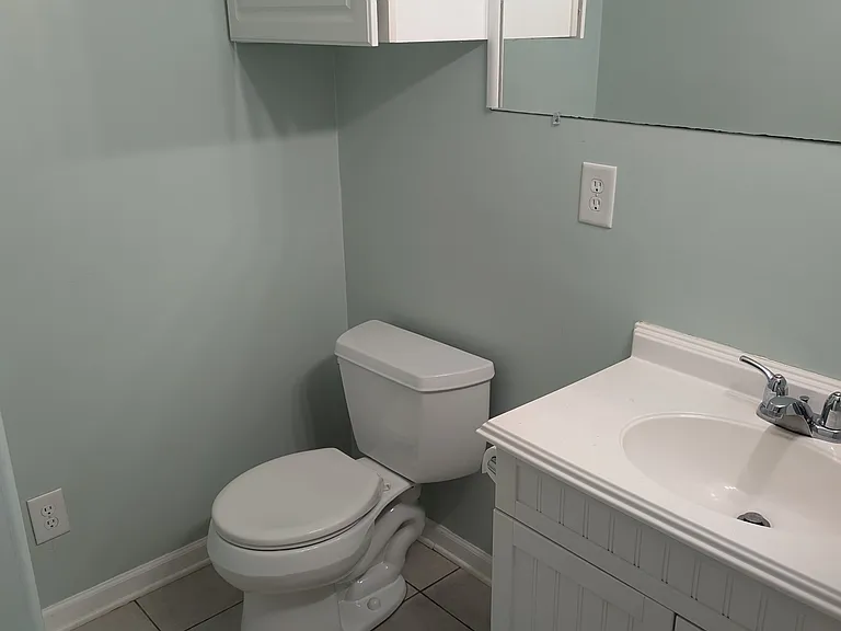 Basement bathroom
