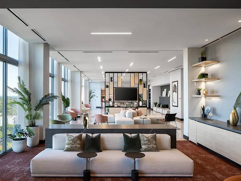 Stylish spaces for entertaining, working, and unwinding