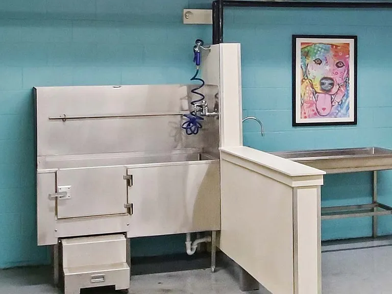 Pet wash station