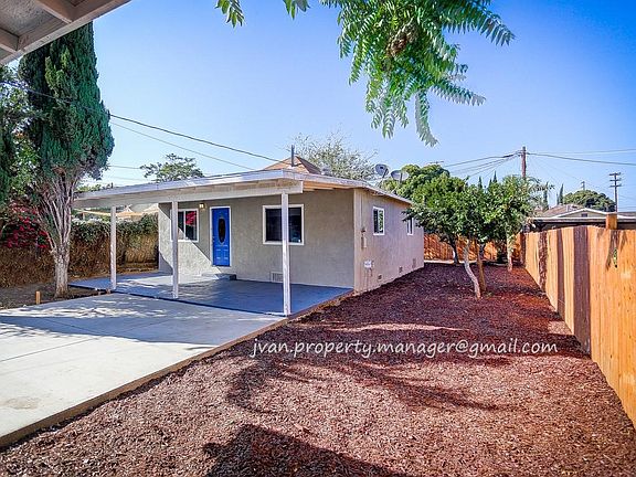 Large shaded front porch