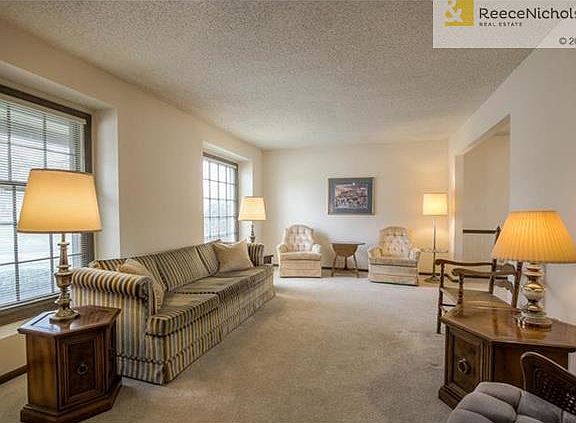 Large, open, & full of natural light living room