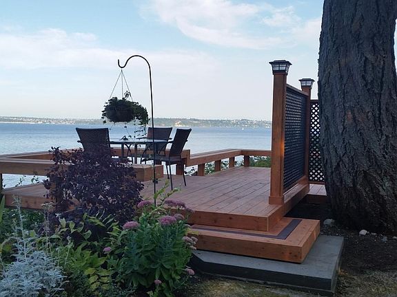 Large deck on property to take in all the panoramic views fr