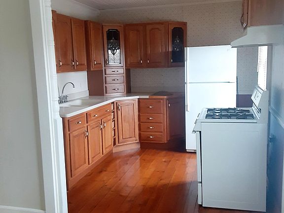 Kitchen with bright window