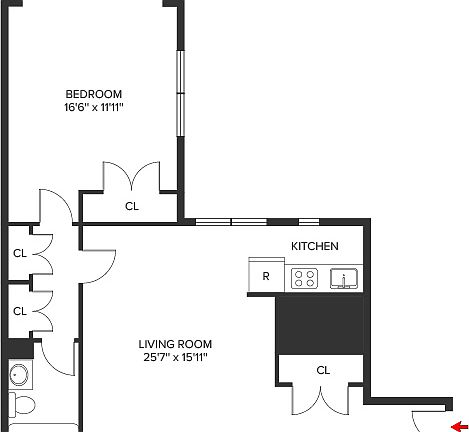 2nd image of 205 W 88th St APT 14E