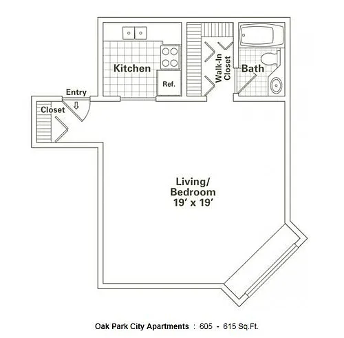 Floor plan Studio