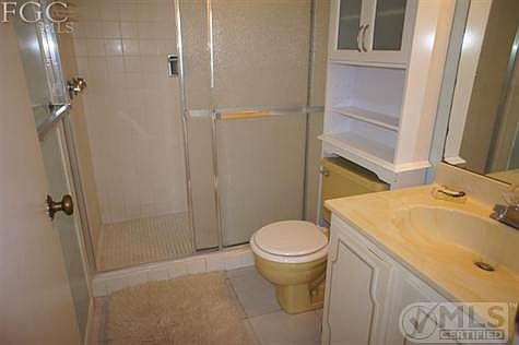 Master Bath, Walk in Shower, tile Floor.