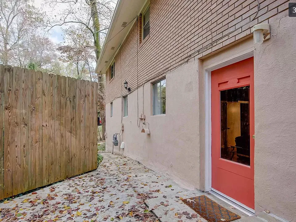 Entrance to unit