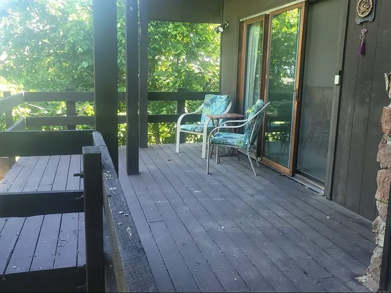 Side private patio coming from the dining room