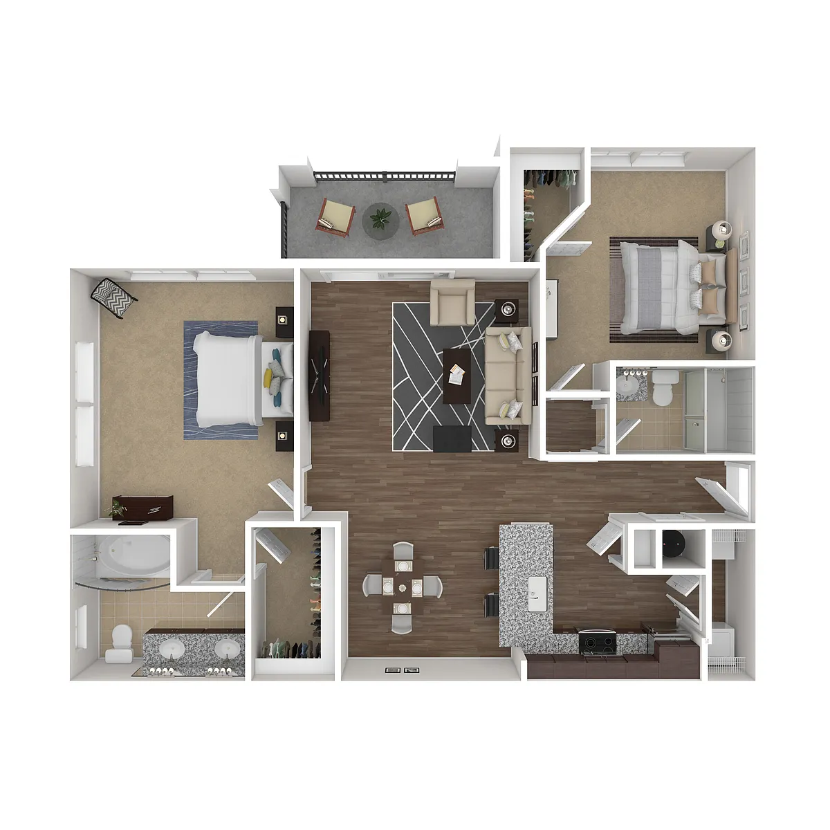 Floor plan Island