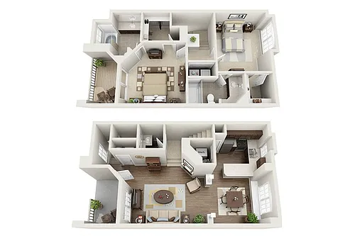 Floor plan Residence 9 Upgraded