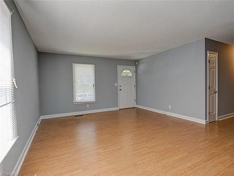 Living room view from the dining area.