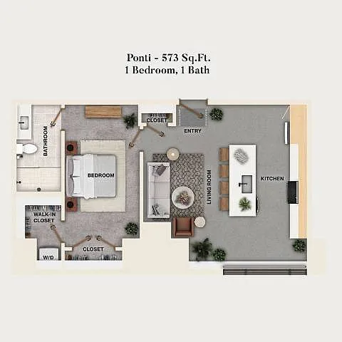 Floor plan A01 - Ponti