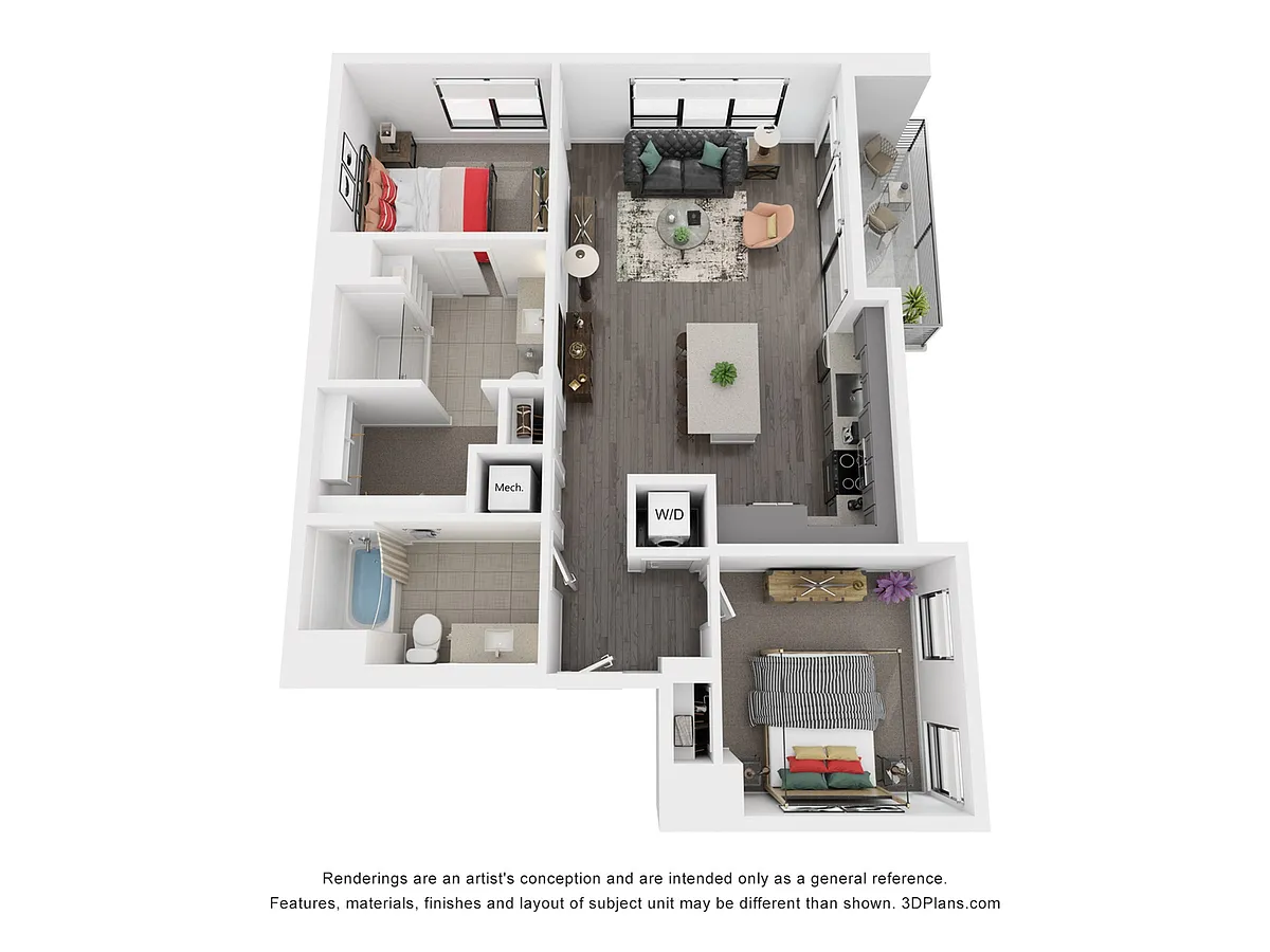 Floor plan B3P