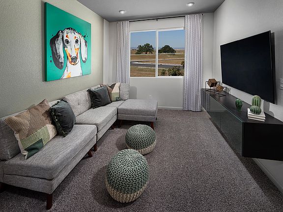 Residence 2 loft modeled at a nearby Meritage community.