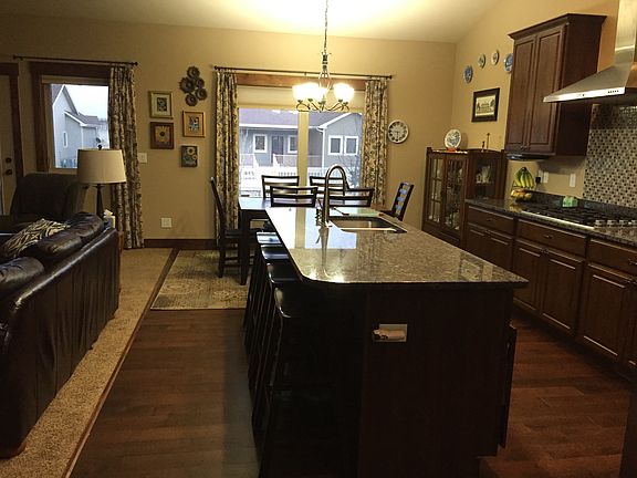Looking across kitchen