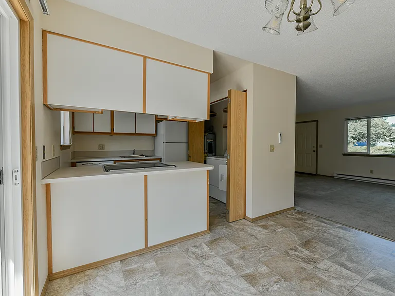 Full Size Washer and Dryer in Closet Area