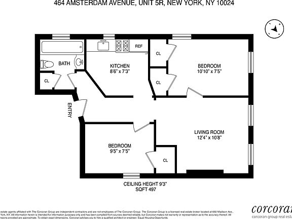 2nd image of 464 Amsterdam Ave #5C