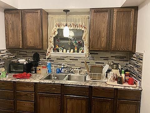 All new cabinets and counter