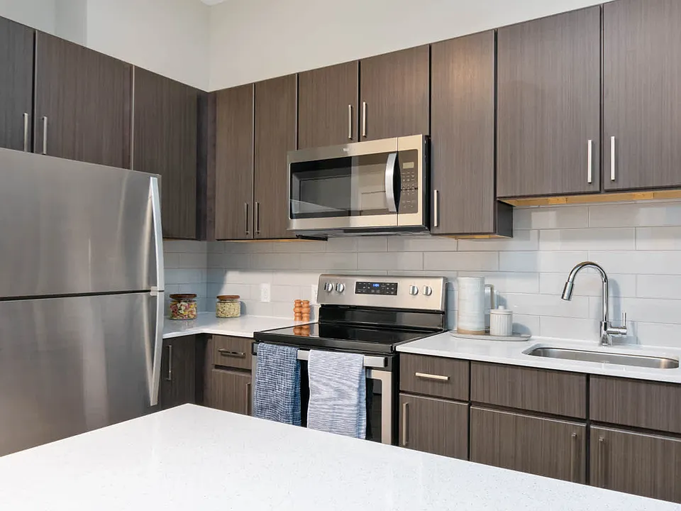 Kitchen with Stainless Steel Appliances