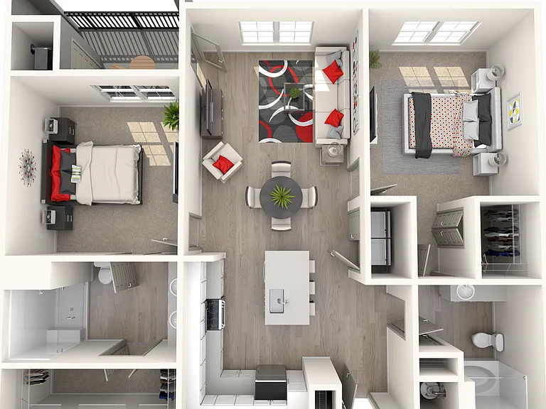 2 Bedroom | 2 Bathroom | 1150 SF 2 Bedroom | 2 Bathroom | 1150 SF