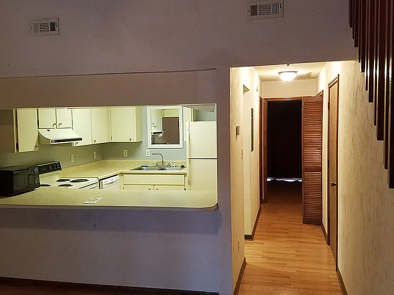 Downstairs Hall leading to the Bed room