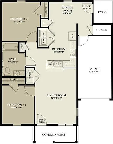 Floor plan A