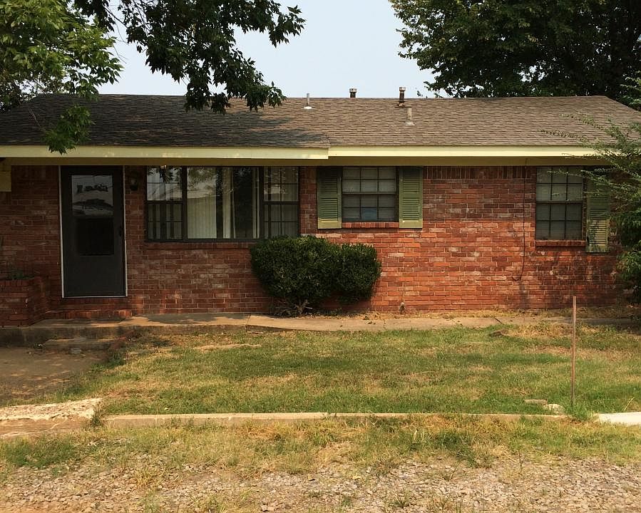 Exterior front faces south