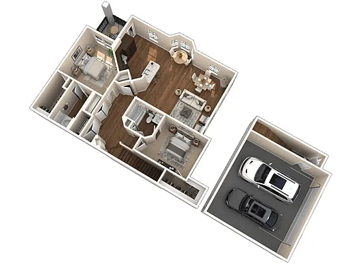 Floor plan B 2 Upper