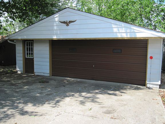 2.5 car garage has lots of room for toys.