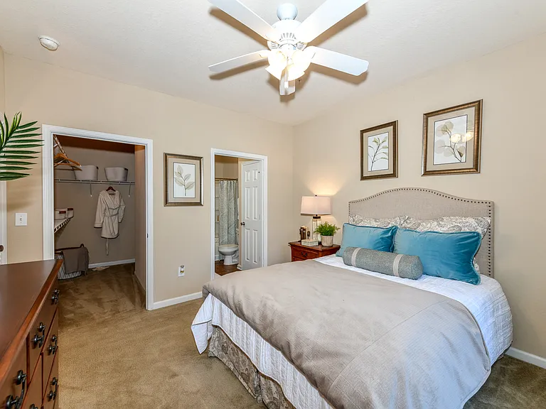 Decorated Model Bedroom