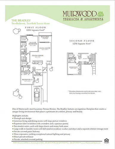 Floor plan The Bradley
