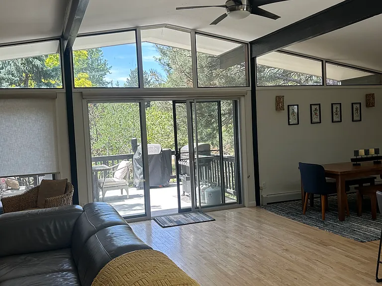 Slider to front dining patio