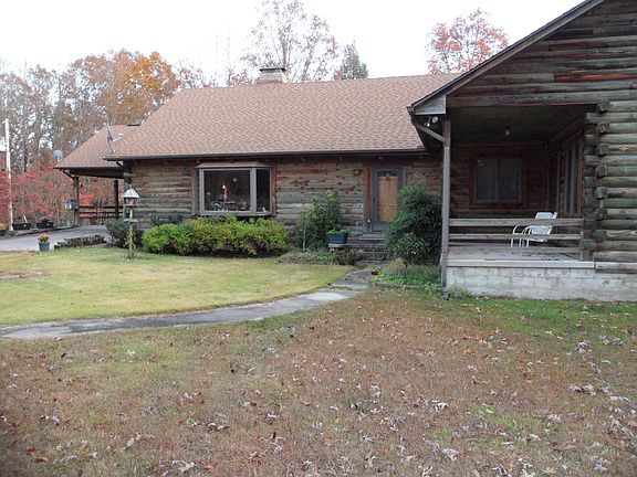 Front of Log Cabin