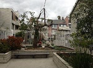 Community courtyard area