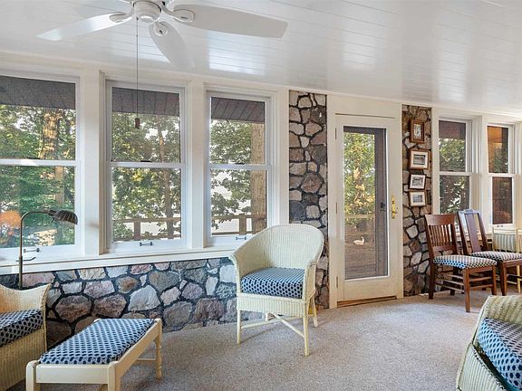 Sun Room with Lake Views