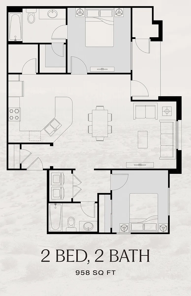 Floor plan 2X2