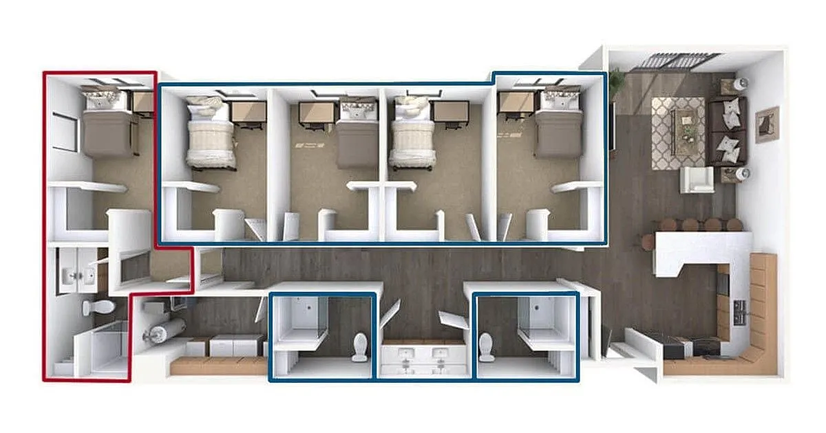 Floor plan 5X3