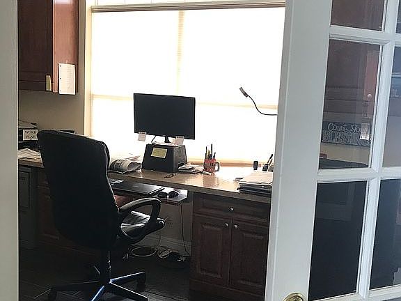 Office with built-ins