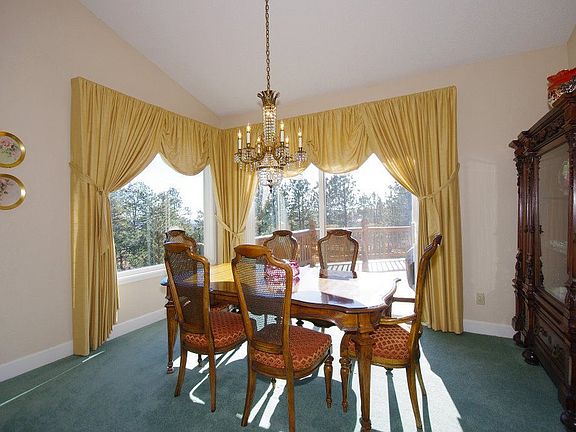 Beautiful formal dining room with awesome views.