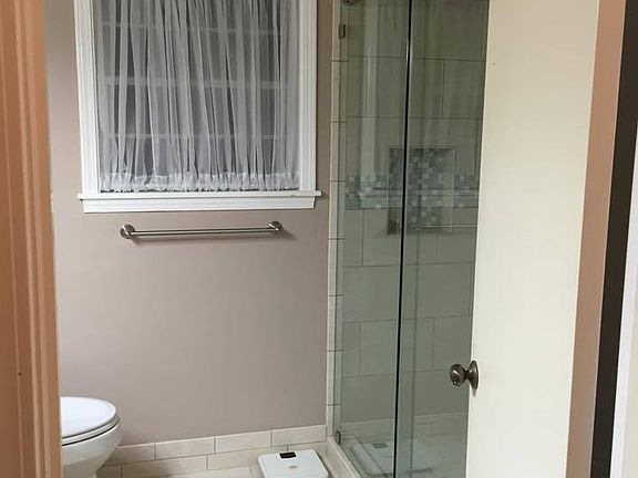 New walk-in shower. 