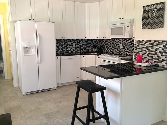 Solid wood cabinets.   