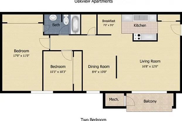 2 Bedroom 1 Bath 2 Bedroom 1 Bath