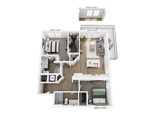 Floor plan B2