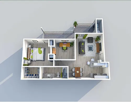 Floor plan The 967