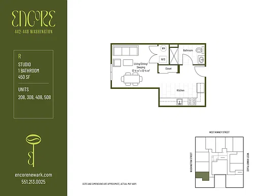 Floor plan E-Studio