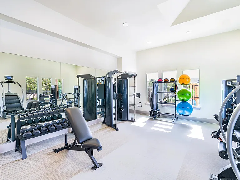 We offer a fitness studio with spin bikes and cardio equipment.