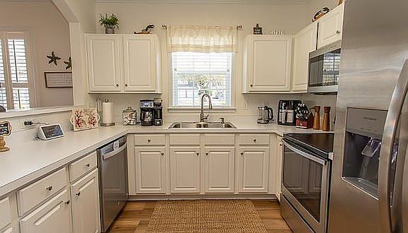 stainless steel appliances