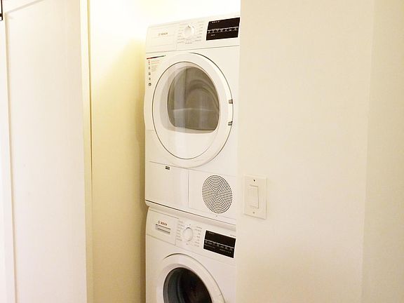 In unit washer and dryer