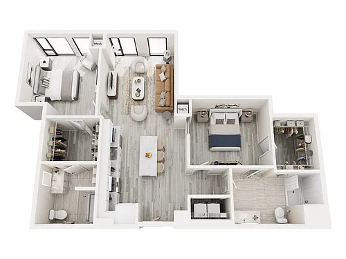 Floor plan 2G.1 - Type A